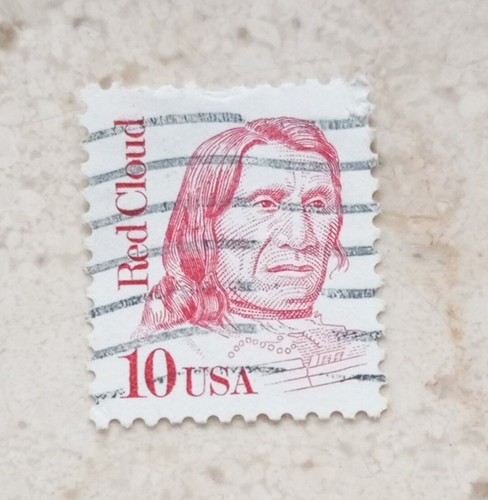 Francobollo americano nuvola - francobollo,
