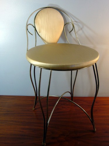 Sgabello vintage pearl wick - vintage, pearl-wick