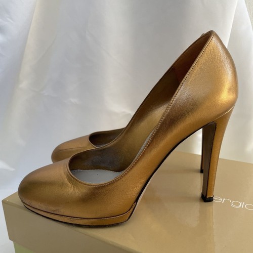 Décolleté sergio rossi oro - décolleté,