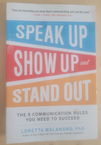 Speak show and stand - speak,