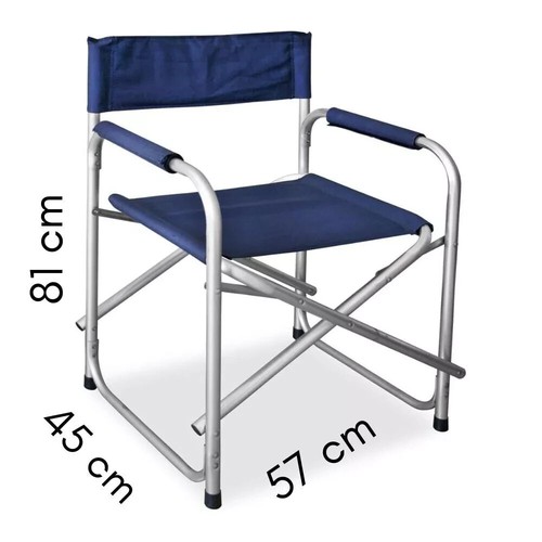 Sedia regista alluminio con - in,