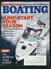 Boating Magazine May 2012 Ethanol Sessa Tiara Rinker Scout Smartboat Pontoons