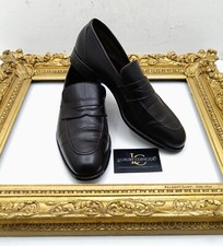 BELFIORE MOCASSINI LOAFER PELLE TESTA DI MORO N° 9 (43-43,5)