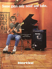 Amplificatore PRINT AD 2003 Hartke HA3500 con chitarra Pro Series 2100 Cabinet Wayne Pedzwater