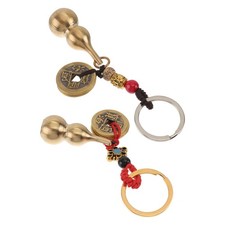 Decorazione portachiavi con ciondolo a catena retrò retrò da 2 pezzi