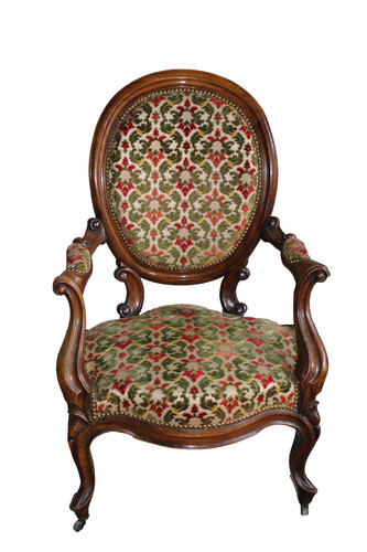 Poltrona medaglione stile - a,