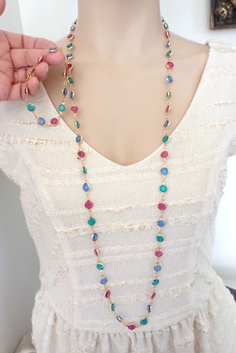 Collana bracciale vintage - collana, e