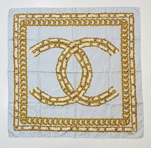 Sciarpa chanel catena blu - sciarpa,