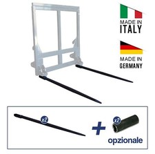 FORCHE PER BALLE PUNTE PER ROTOBALLE FIENO PAGLIA VARIE MISURE + BUSSOLE 37884V