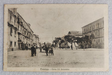 cartolina cosenza animata via xx settembre viaggiata 1923 formato piccolo