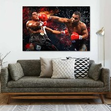 Mike Tyson Wall Art - Poster Citazioni Motivazionali, Tela Decor Casa, Regalo Uo
