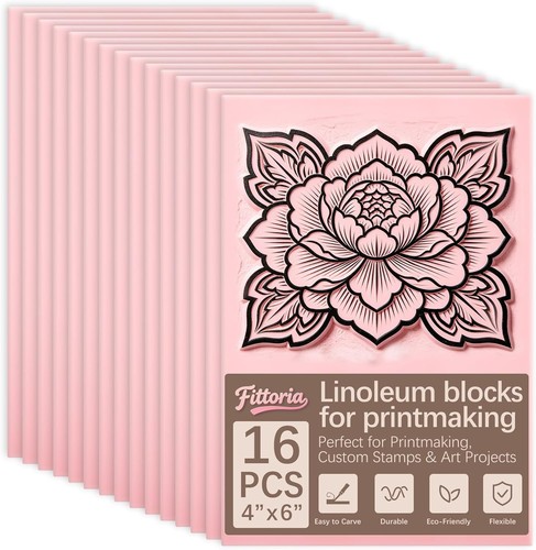 Pezzi blocchi linoleum - blocchi,