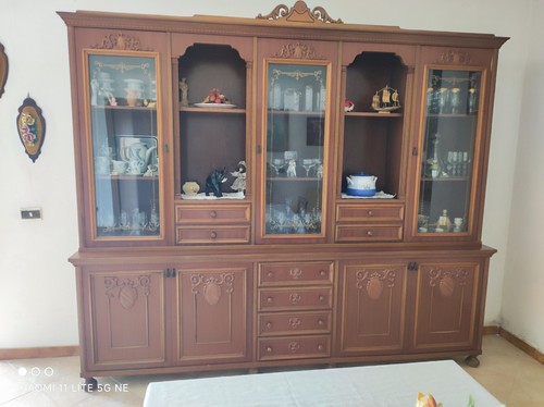 Credenza vetrina legno - vetrina,