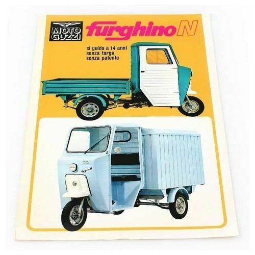 Depliant moto guzzi - furghino, n