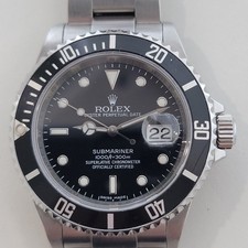 Rolex Oyster Date 16610T Submariner uomo 40mm anni 2000 automatico tutto originale RA686