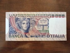 LIRE CINQUANTAMILA "VOLTO DI