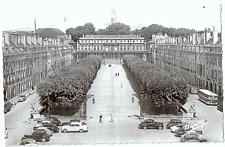 ANNI '50 BELLISSIMA FOTO CARTOLINA  NVG NANCY con PEUGEOT 203 e 403 CITROEN T.A.