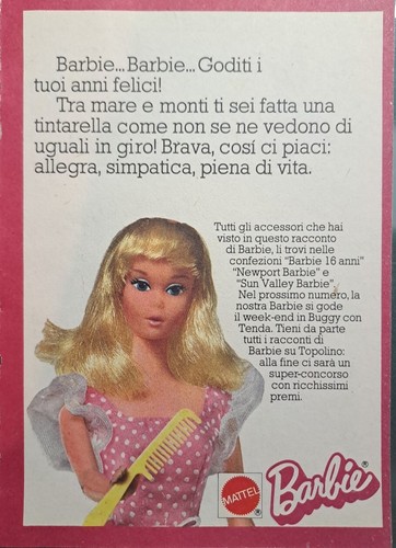 Barbie rara pubblicità - barbie,