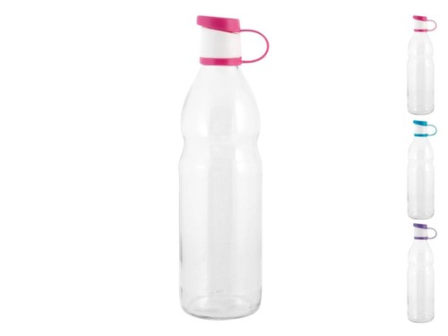 Bottiglia vetro trasparente - bottiglia,