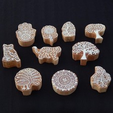 Set Di 10 Blocchi Di Legno Per