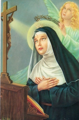 Cartolina rita cascia - s.rita,