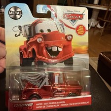 ✅2021 Mattel Disney Pixar Cars RACING RED MATER Metal Tow Mater RARO