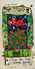 FRANCESCO MUSANTE - L'ALBERO DEI CUORI è SEMPRE FIORITO  serigrafia