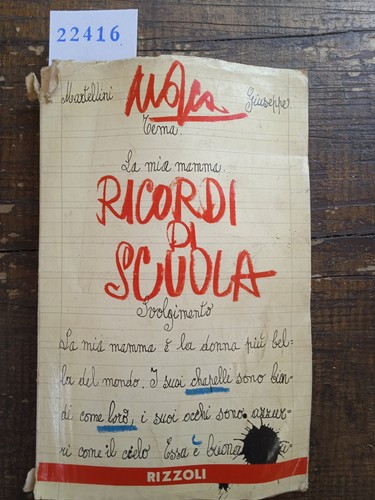 Ricordi scuola giovanni - ricordi, di