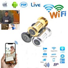 Telecamera rilevazione movimento piphole wireless WiFi HD porta registrazione IP per smartphone