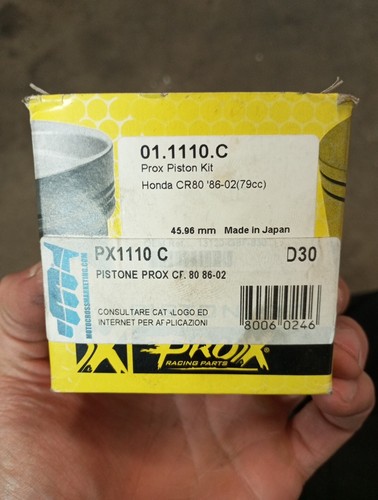 Pistone honda 1986 2002 - 80, 1986-2002