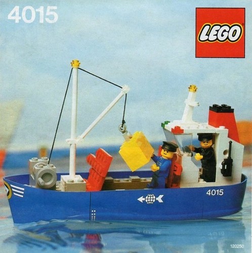 Lego 4015 classic town boat - lego,