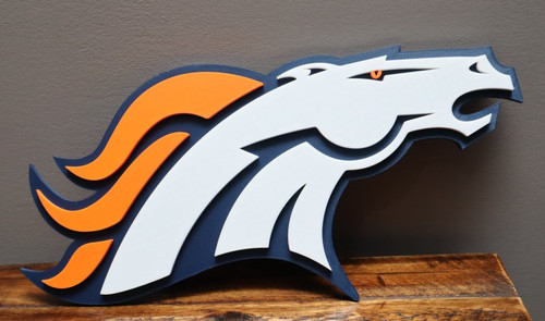 Insegna logo denver broncos - denver,