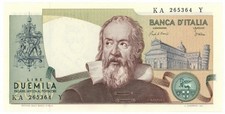 2000 LIRE BANCA D'ITALIA