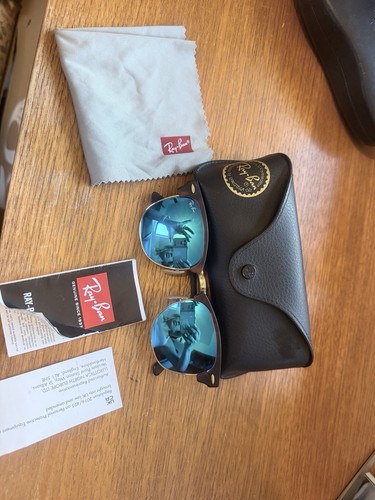 Ray ban clubmaster rb3016 blu - ray-ban,