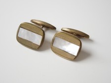 Gemelli Vintage In Madreperla