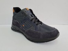 Grisport Scarponcini Uomo Vesuvio in Pelle e Tessile, Linea Casual - (Deep Vesuv