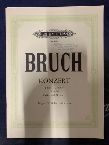 Max bruch - bruch, konzert