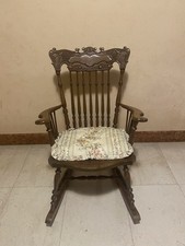 Sedia a dondolo Vintage In