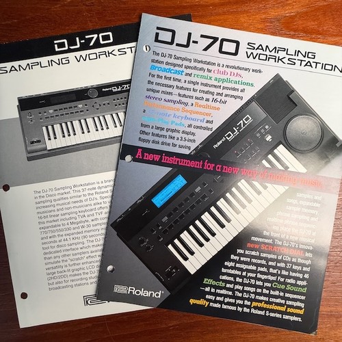 Vintage roland original - dj-70,