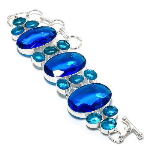 London blue topaz handmade 925 - blue,