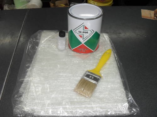 Kit vetroresina liquida 750ml - kit,