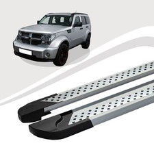 Pedane Adatte Per Dodge Nitro Dal 09-2006 Al 12/2012 VISO Argento