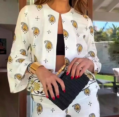 Blazer zara misto lino - misto,
