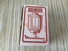 BOLMIXER Moulinex 192"  vaso frullatore anni 70 accessorio nuovo in box *20