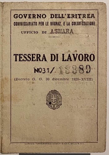 Governo dell eritrea - dell’eritrea, uffico