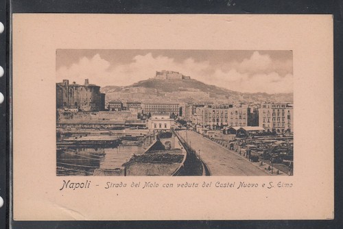 Cartolina napoli strada del - cartolina,