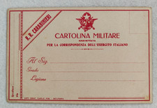 cartolina franchigia reggimentali carabinieri reali primi 900 formato piccolo