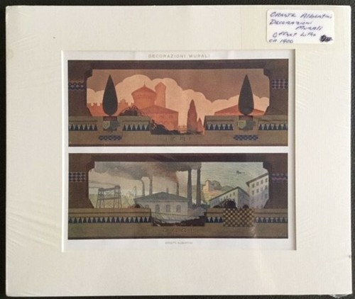 Rara litografia art - -, nouveau