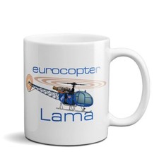 Tazza ceramica elicottero lama