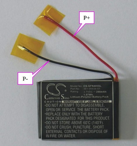 Batterie 290mah tipo - batterie,